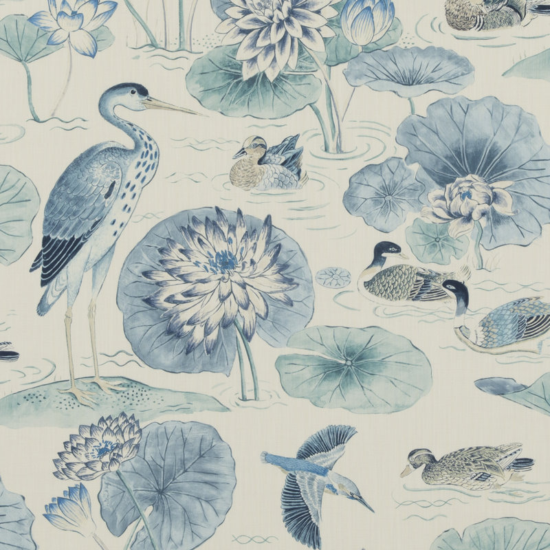 Bridport Ellingham Cotton Blend Performance Fabric, Blue