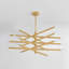 Lustre en laiton vintage