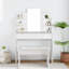 Sartell Dressing Table with Mirror-542632839