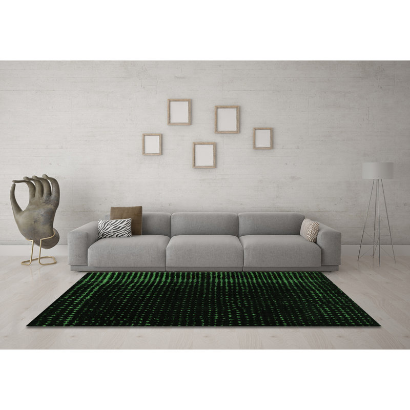 Performance Abstract Indoor Rug, Square 7'