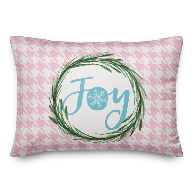 Plaid Throw Pillow, Polyester/Polyfill