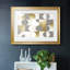 Modern Gold Reflections-FramedFramed Print W Beveled Matt and Glass-928610040-928610044