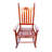 Wooden Porch Rocker Chair  Brown-293719181