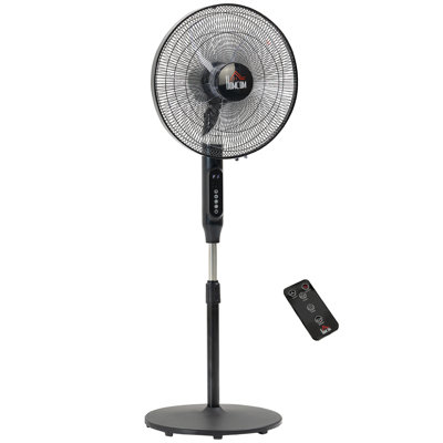 Homcom 54.33'' Oscillating Standing Fan