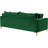 Naomi 58" Velvet Square Arm Loveseat-896435205