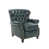 Dark Green Genuine Leather