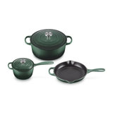 Le Creuset Enameled Cast Iron Signature 5pc. Cookware Set - Cerise Crucible Ss Knob