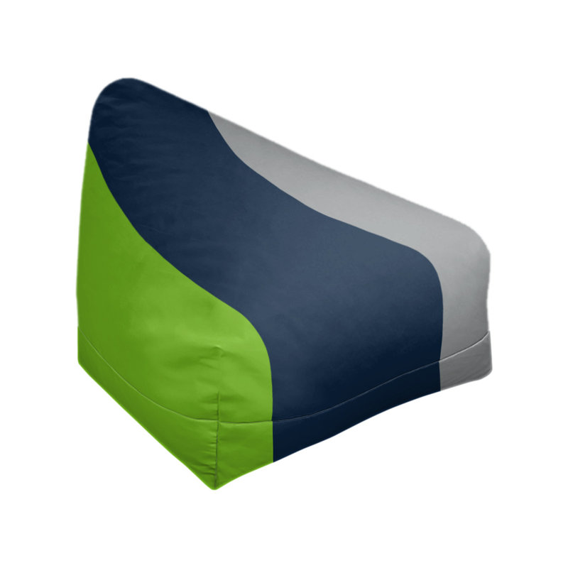Fauteuil à billes Washington, Vert aurore / bleu minuit / gris clair de lune, 27 po x 27 po x 30 po