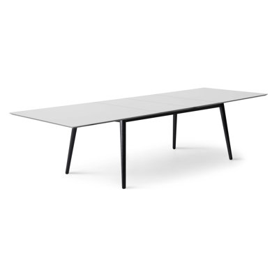 Meza Boat Extendable Dining Table with Ash Legs