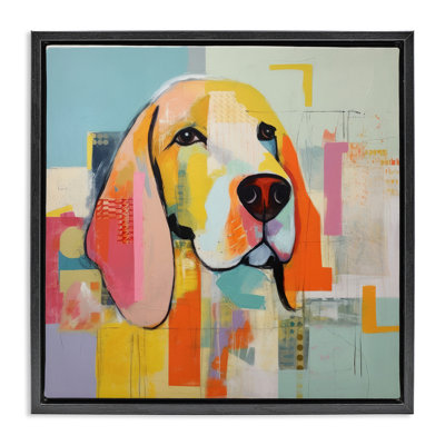 Portrait de chien abstrait