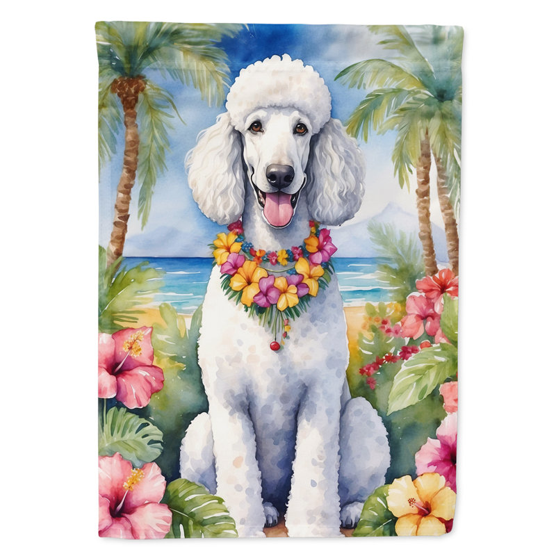 Drapeau de jardin en polyester double face H 15,5 po x l 11,25 po