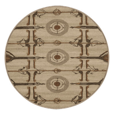 Washable Archery Sports Area Rug