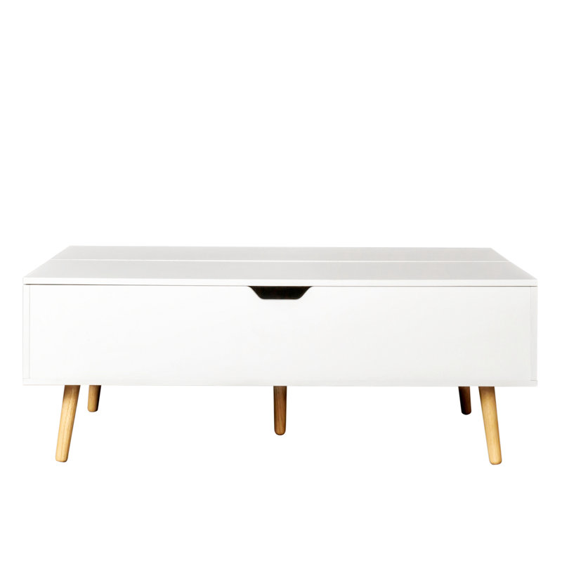 Table basse Amelio, Blanc