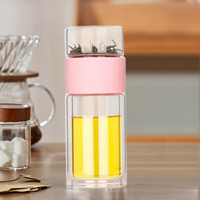Bouteille d'eau Infuseur à thé Infuseur à thé avec filtre à thé Infuseur à thé Bouteille Séparateur de thé portable