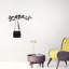 Crochet mural robuste en métal, noir, 27,6 x 1,2 x 9,1 pouces | Fabrication 100% durable en métal | Idéal pour le rangement dans le vestibule, le manteau et le chapeau | Conception élégante pour des solutions d'organisation de la maison et peu encomb