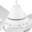 Ventilateur de plafond à DEL intégré 48 po avec pales en ABS blanc-706557016-706556999