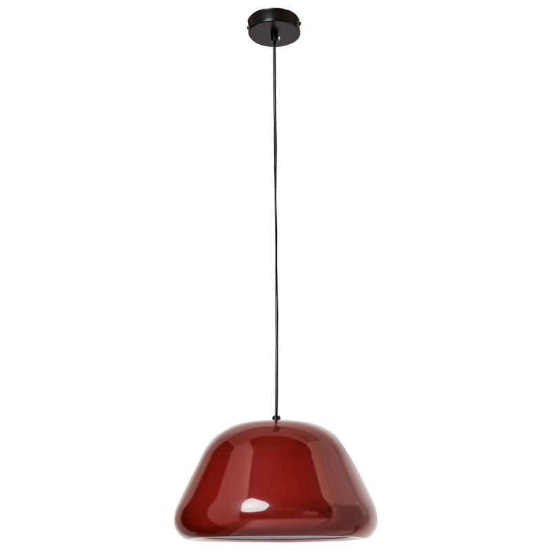 Metal Pendant Lamp JOKU, Red