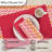  Fuchsia Waves Printed Table Runner