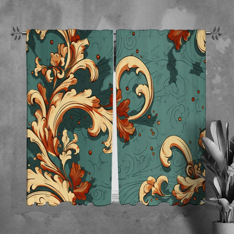 Tatayanna Room Darkening Curtain Pair, 20" W x 61" H