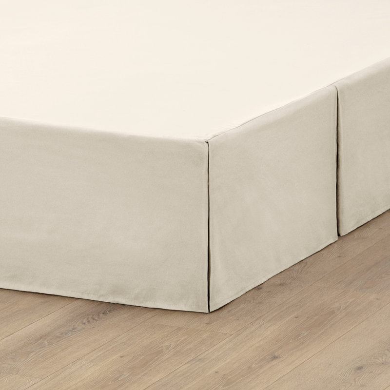 Tailored 15" Pleated Bed Skirt, Queen, Sand