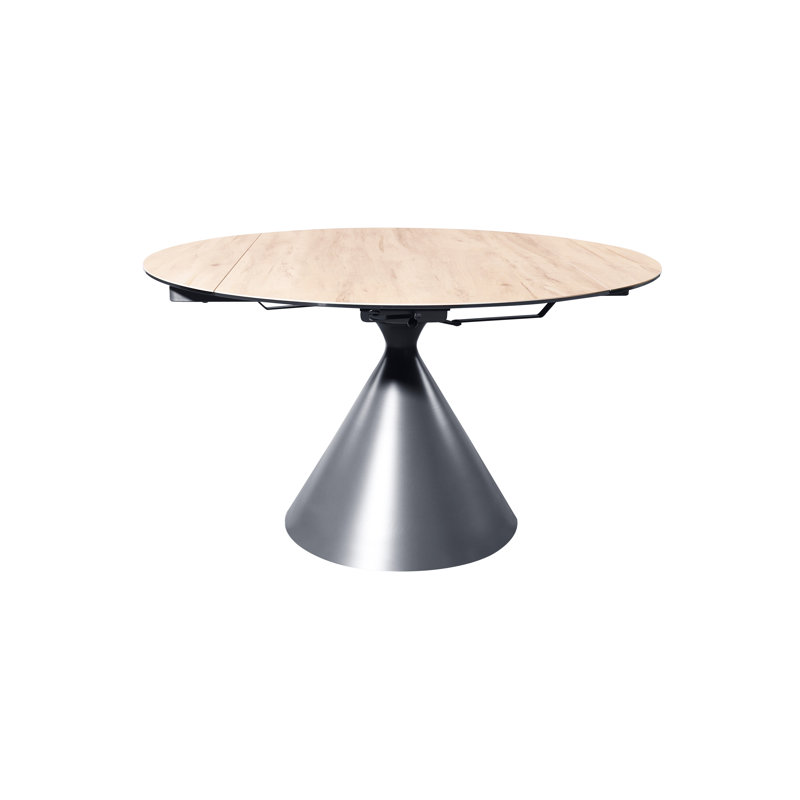 Avaeyah Round 135 Cm Dining Table, Wood Look