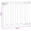 100 cm W Aluminium Gate Fencing-129097107