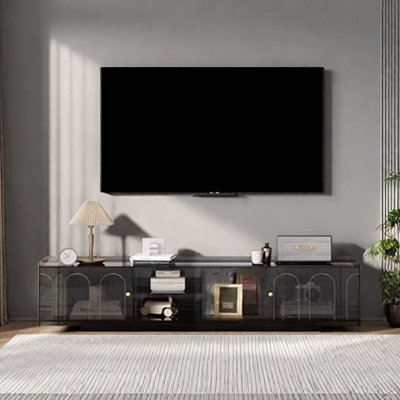 Creative design sense acrylic TV cabinet