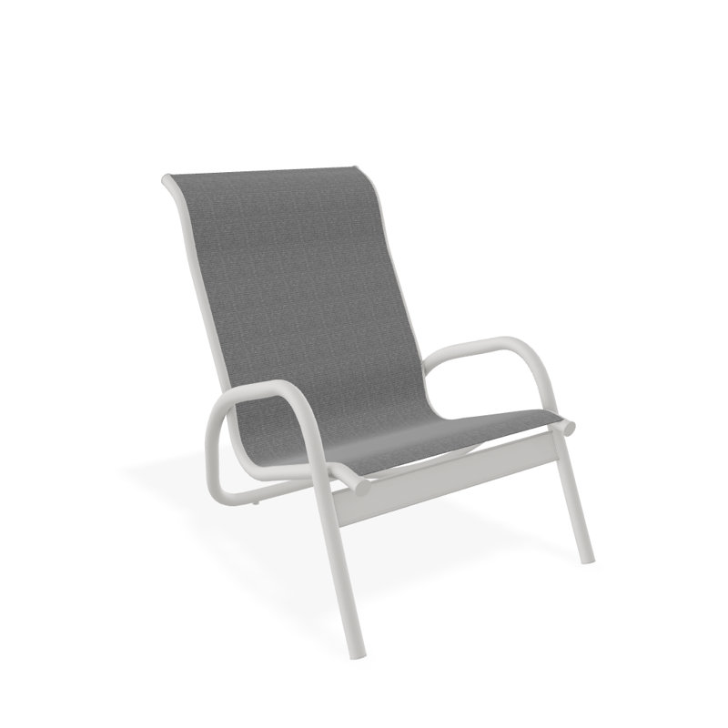 Gardenella Patio Chair, Titanium Sunbrella®, Snow