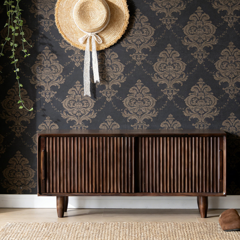 Banc de porte d'entrée moderne à double couche, H 17,7 po x l 39,4 po x P 13,8 po