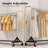  400LBS Commercial Z Base Garment Rack Heavy Duty Clothing Rack Height Adjustable Rolling Clothes Rack for Hanging Clothes Racks on Wheels Portable Z Rack Chrome Finish-1737363331