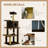 345.44cm H Cat Tree