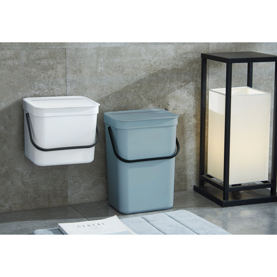 Plastic Manual Lift Waste Bin - 12L