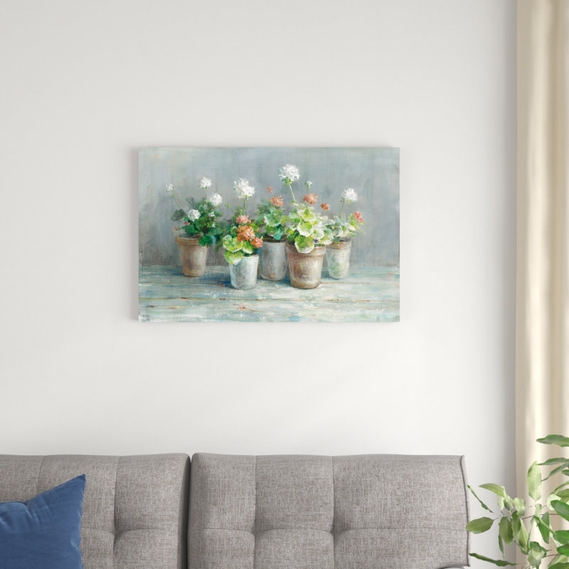 Farmanium Geraniums II, H 32 po x l 48 po