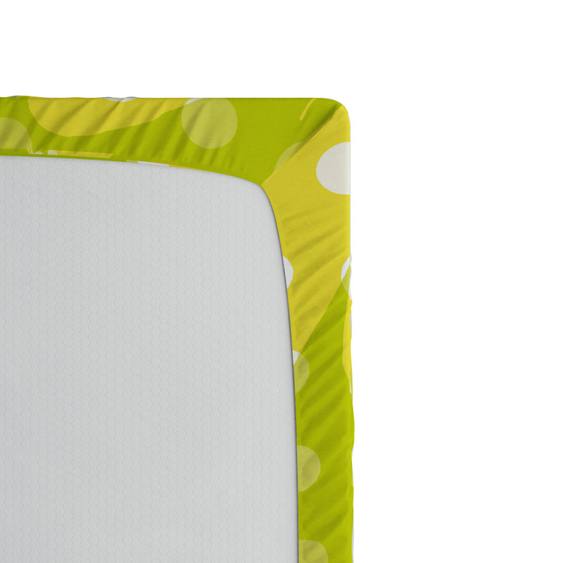 Microfiber Polka Dots Fitted Sheet, Full Fitted Sheet