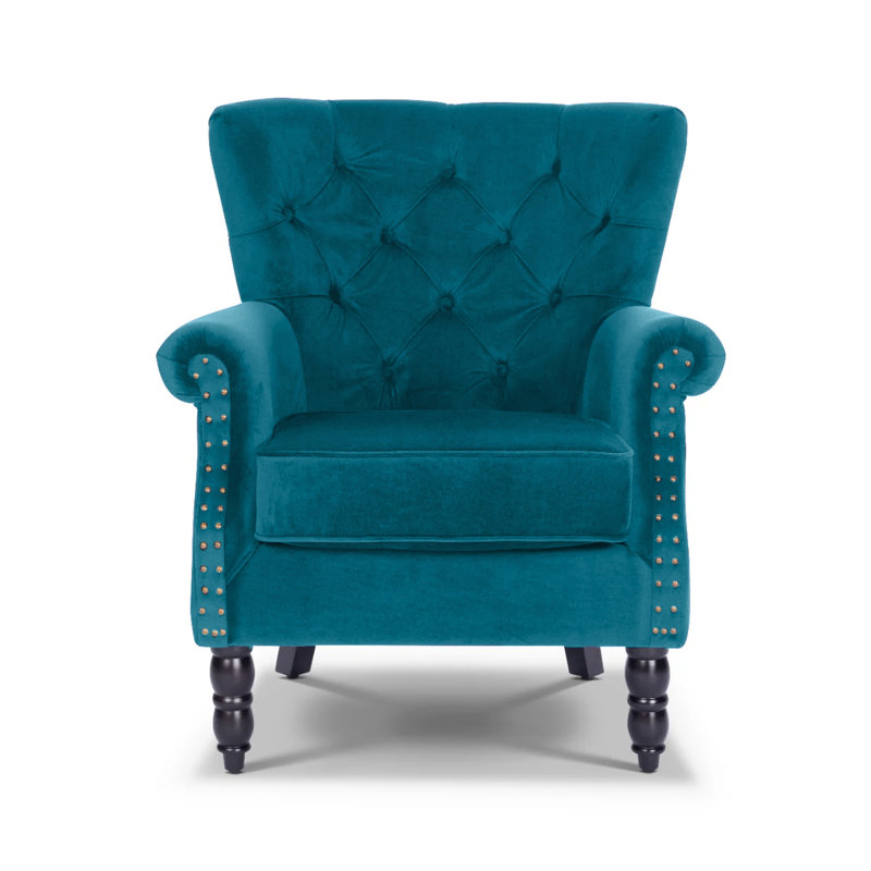 Harmonsburg Wingback Chair, Teal