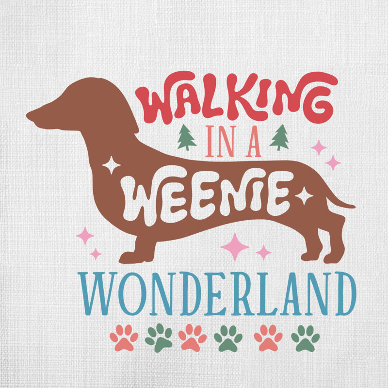 Coussin ChristmasDog-16, 14 po x 14 po