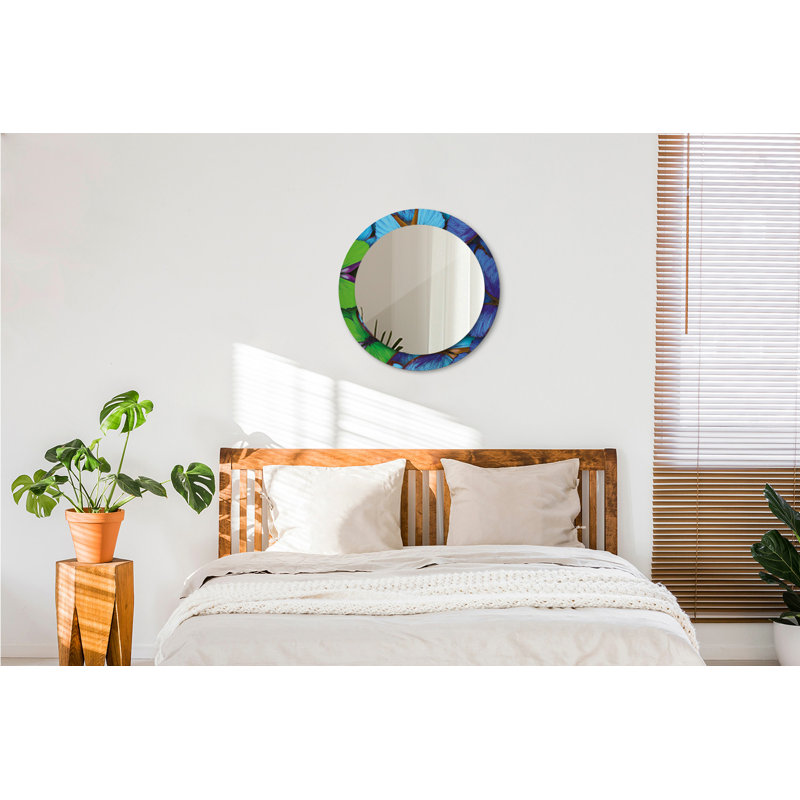 Huldar Glass Flat Wall Mirror