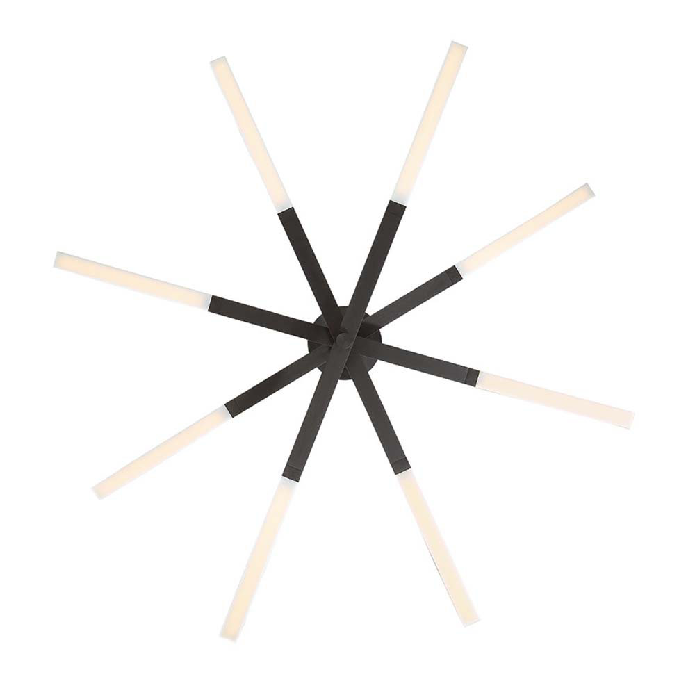 Erik 8 - Light Chandelier, Black