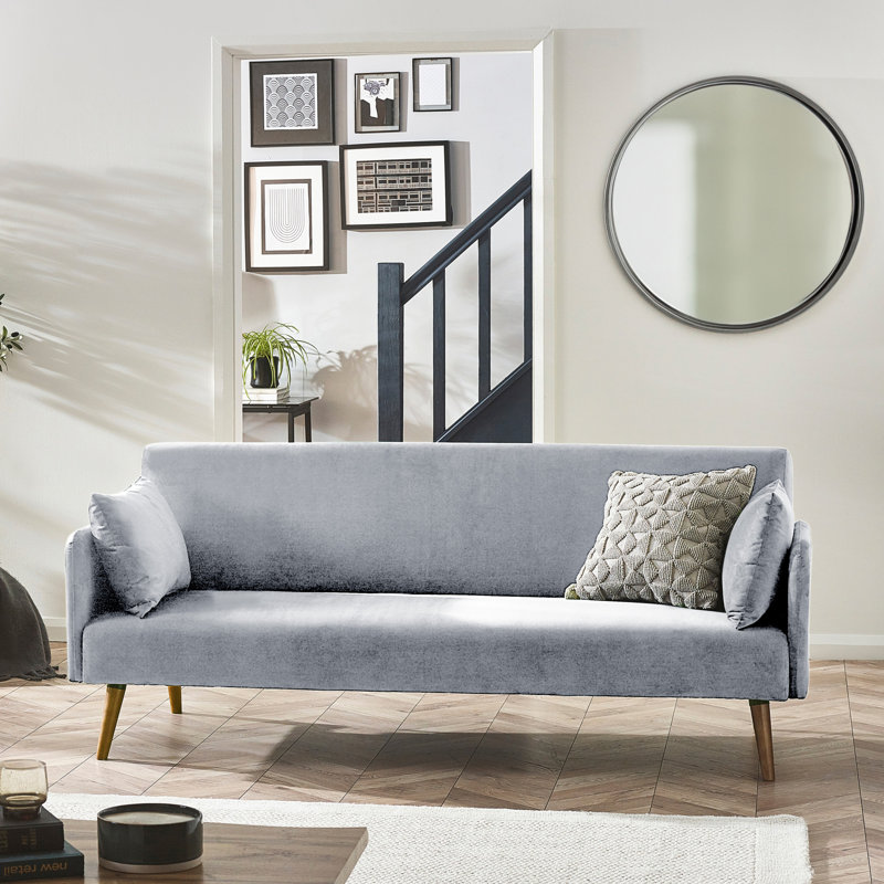 Elkridge Upholstered Sofa Bed Double, Grey