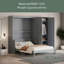 Grand lit escamotable mural avec placard-1007835728