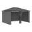 Cardew 19.7 Ft. W x 9.8 Ft. D Steel Patio Gazebo Canopy with Curtains