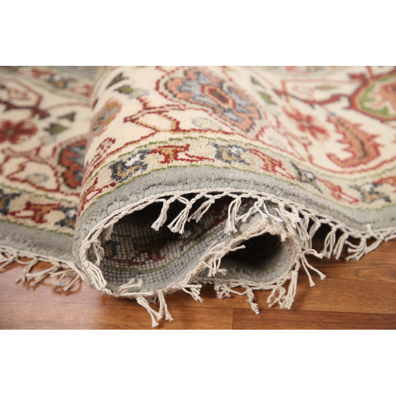 Tapis à motif géométrique rond 8x8