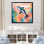 «Aquatic Elegance Dolphin Impression», art mural dauphin animaux-568136453-601125748