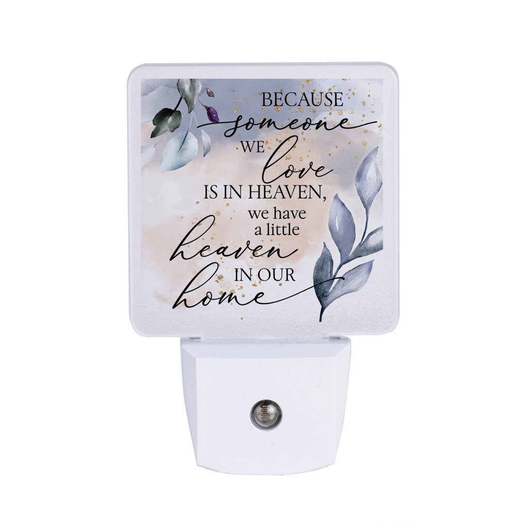 Auto ON/Off Plug in LED Night Light - Automatic and Safe, Illuminates and Adds The Perfect Touch to Any Room | Nightlight - Because Someone we Love is in Heaven, we Have a Little Heaven in Our Home Dexsa