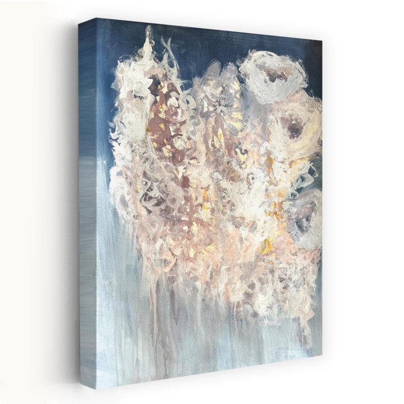 Art contemporain contemporain abstrait, H 60 po x l 40 po