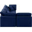 Ensemble modulaire de coin en velours 4 pièces Itala-94482388