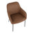 Cyr 19'' H Faux Leather Upholstered Armchair-1932761831-1932761835