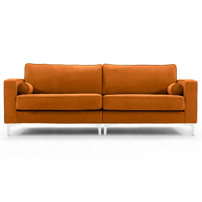 Georgio 4 Seater Velvet Sofa