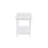 A Wooden Textured Imitation Wood Side Table, Simple Yet With A Rich Texture. It Comes With A Small Tabletop and Is Suitable for Outdoor Picnics. White