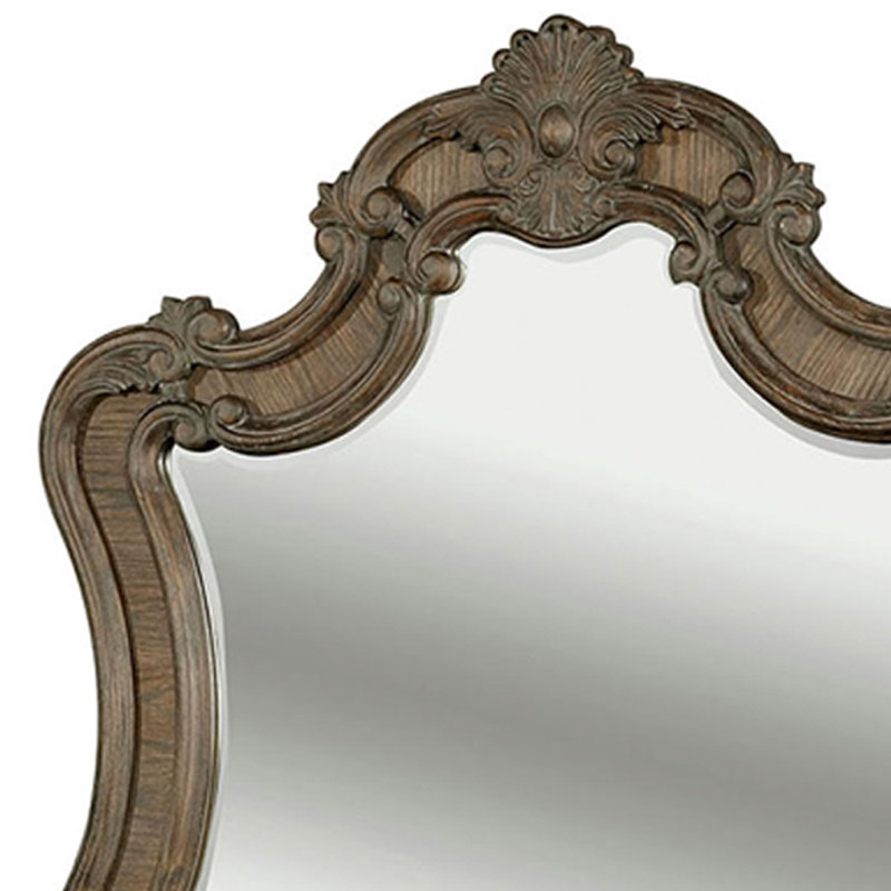 Miroir de commode traditionnel Tadeo